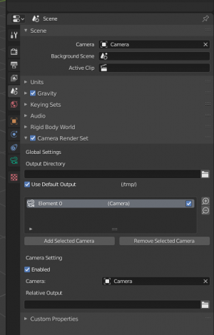 Blender - Camera Set Render Addon - Code Intrinsic