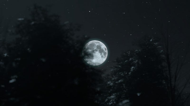 Depth of the Moon - Created with Blender 3D