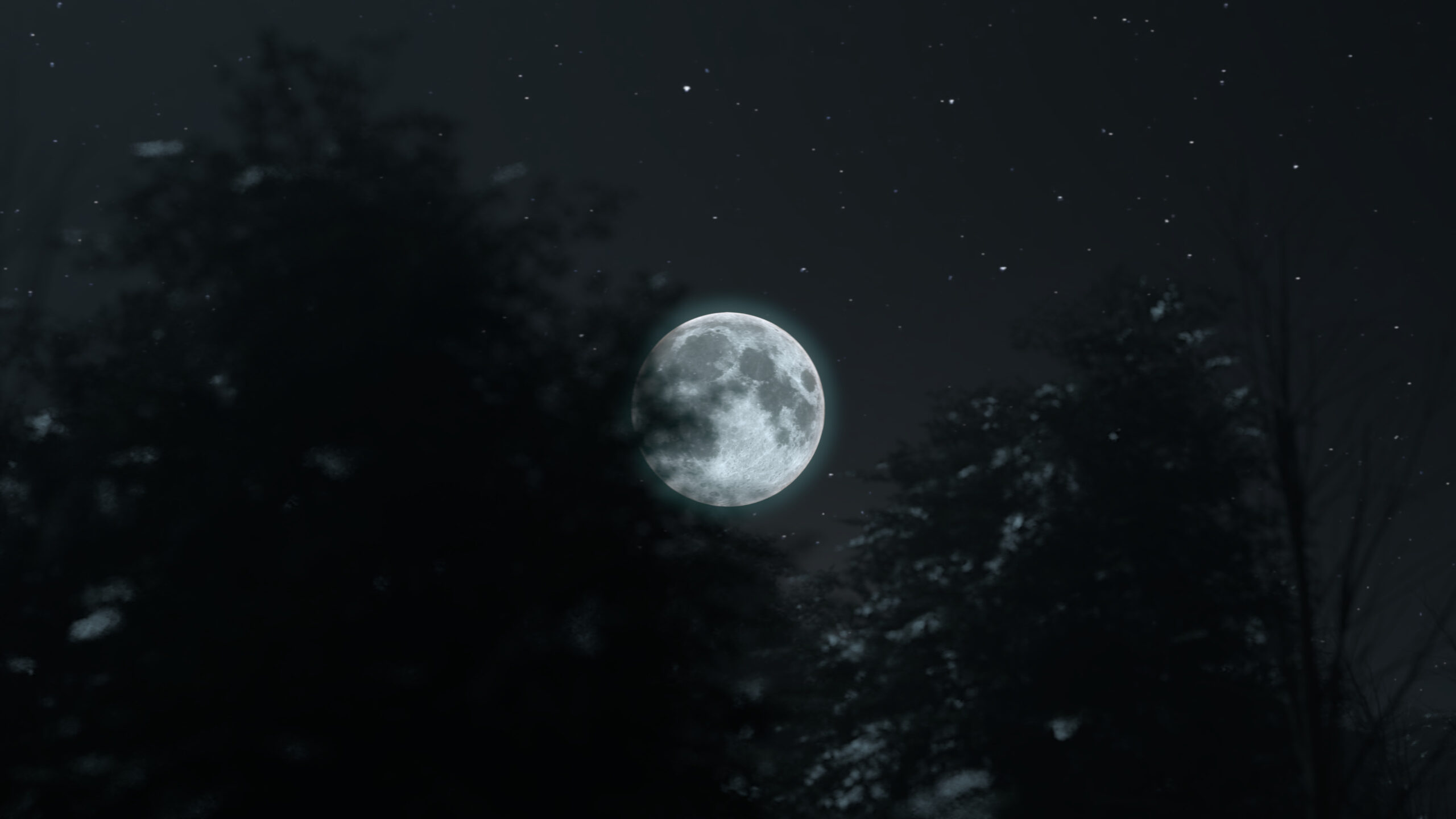 Depth of the Moon - Created with Blender 3D