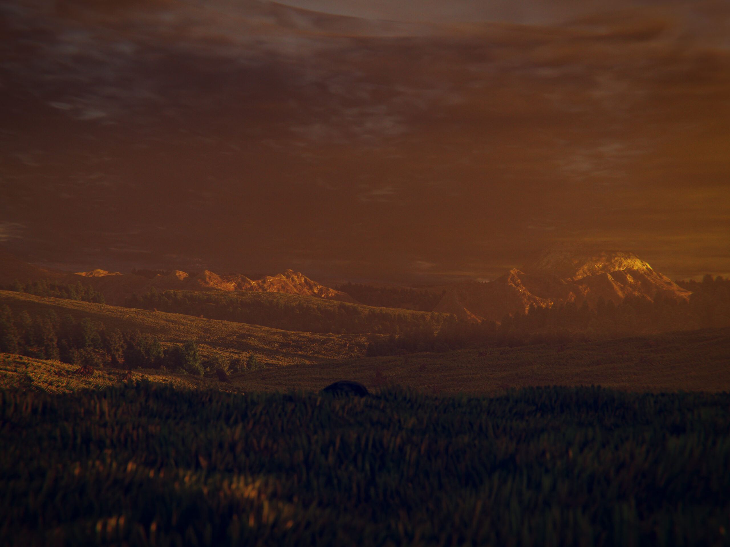 Highland - Created with Blender 3D