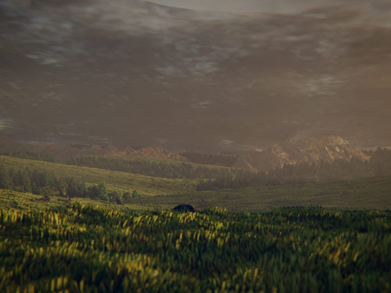 Highland - Created with Blender 3D