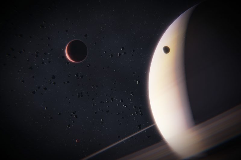 Saturn - Created with Blender 3D