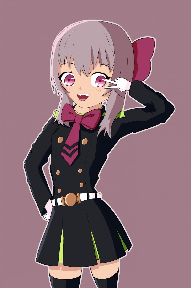 Shinoa Hiiragi - Created with Krita