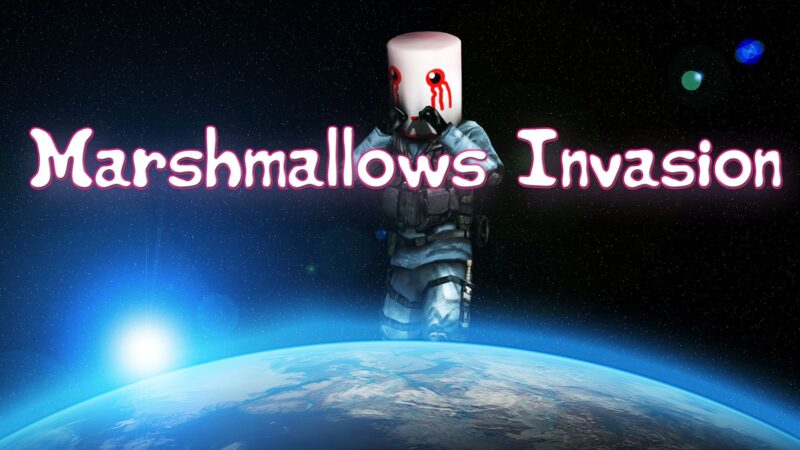 Marshmallows Invasion, a fps game created with unity 3D, taking place after when the world survived 2012