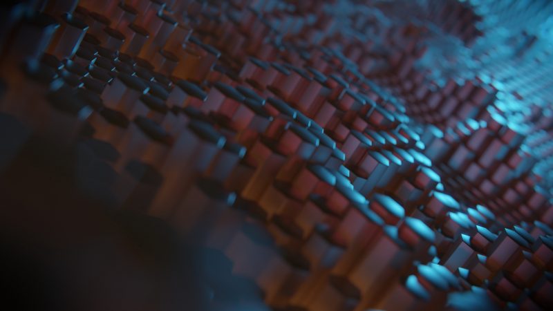 Abstract Hexagon - Created with Blender 3D