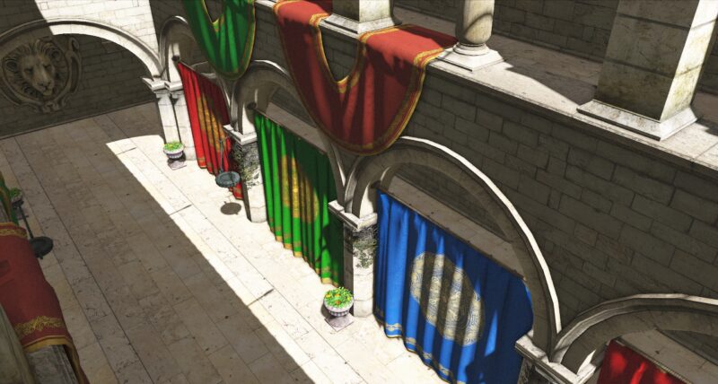 OpenGL C++ Rendering Sponza